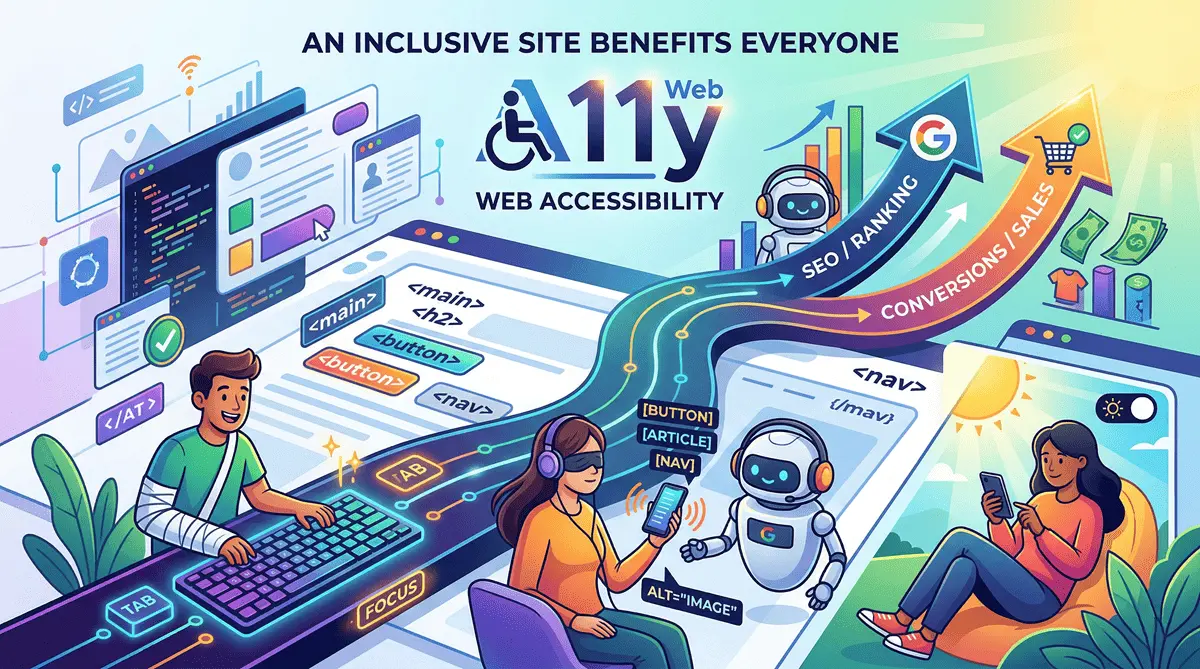Accessibilità Web (A11y): Perché un sito inclusivo conviene a tutti