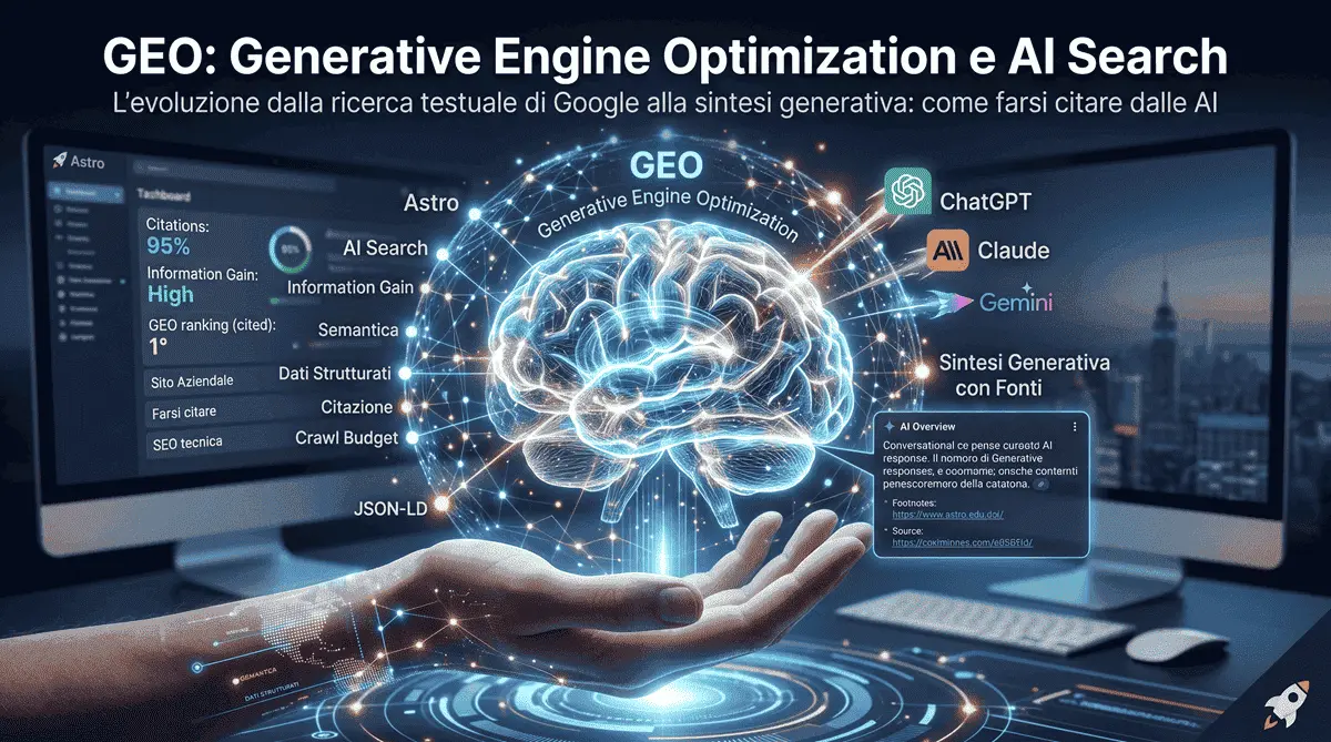 GEO: Cosa significa farsi 'citare' da ChatGPT, Claude e Gemini