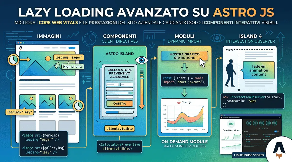 Lazy Loading Avanzato: Immagini, Componenti e Moduli in Astro