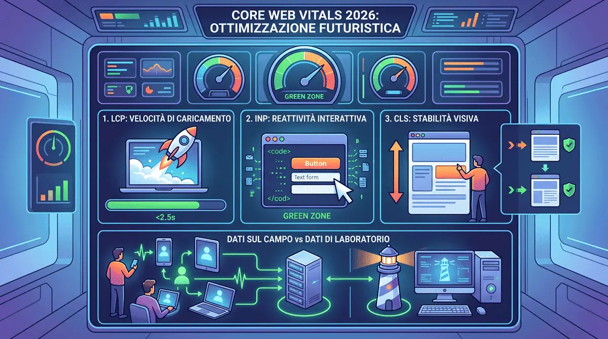 Core Web Vitals nel 2026: Cosa è cambiato e come ottimizzare
