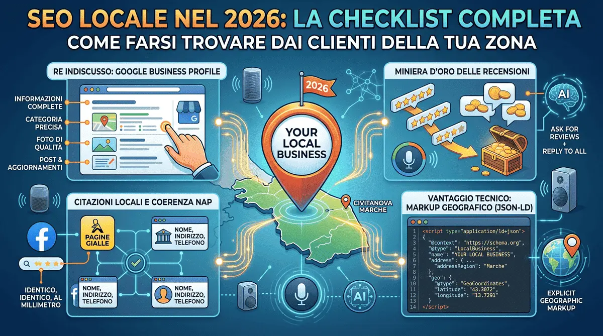 SEO Locale nel 2026: Come farsi trovare dai clienti della tua zona
