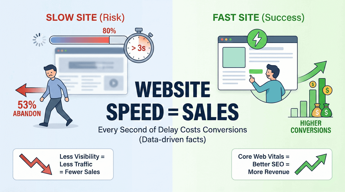 Perché la velocità del sito influenza le tue vendite