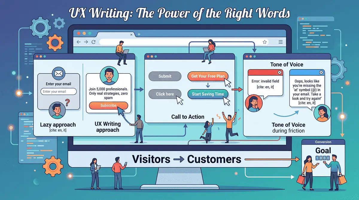 UX Writing: Perché le parole giuste fanno la differenza nelle vendite